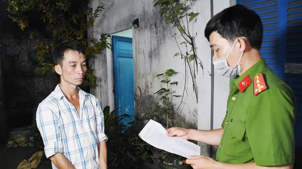 Đối tượng Thái Văn Thắng bị bắt giữ