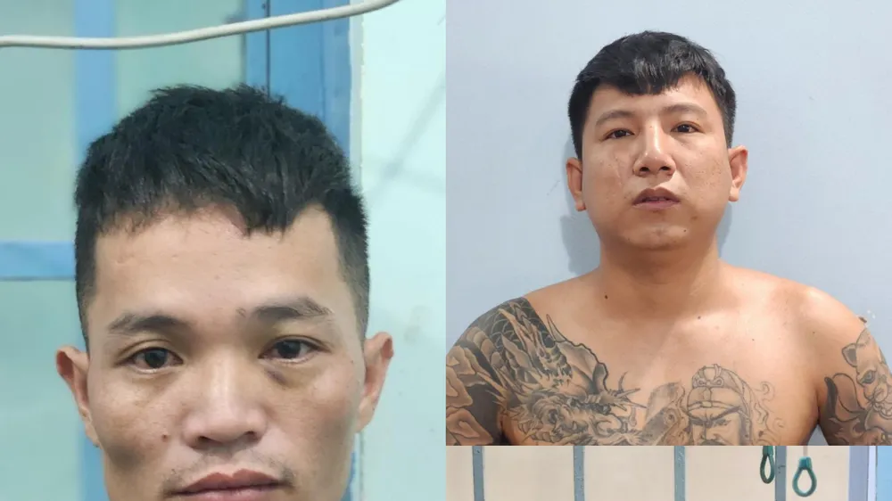 Các đối tượng liên quan đến vụ án bị bắt giữ tại Đồng Nai. Ảnh: CACC