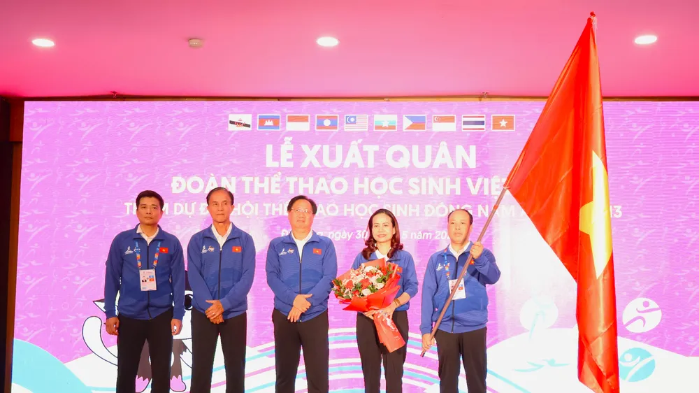 Đoàn Thể thao học sinh Việt Nam đặt mục tiêu đạt tốp 3 trong Đại hội Thể thao học sinh Đông Nam Á lần thứ 13 tại Đà Nẵng