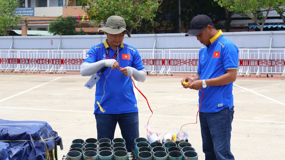 Đội pháo hoa Việt Nam quyết tâm giành vị trí cao ở DIFF 2024