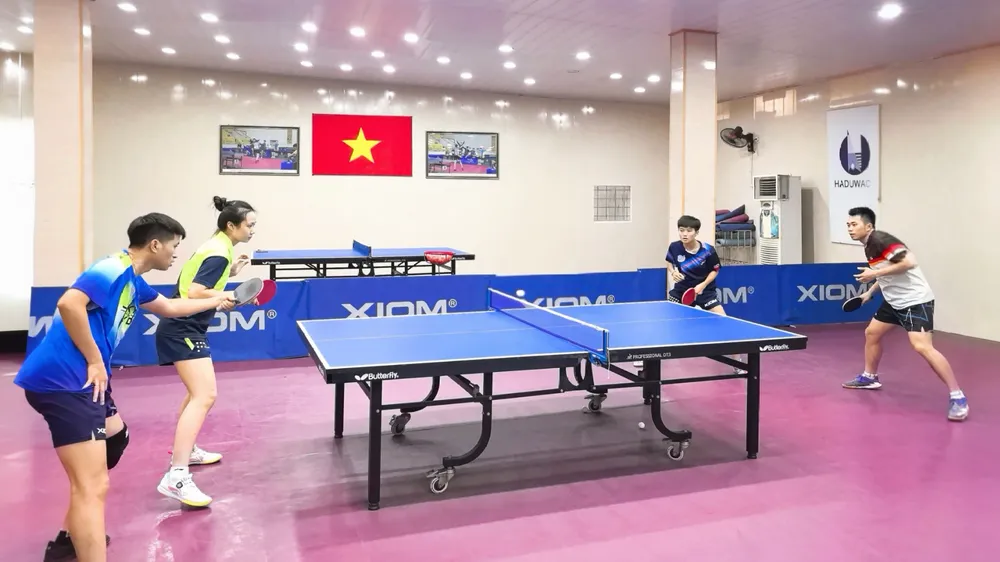 "Giải vô địch bóng bàn quốc gia Báo Nhân Dân lần thứ 43 tranh Cúp PetroVietnam- PVCFC năm 2025" diễn ra tại TP Đà Nẵng