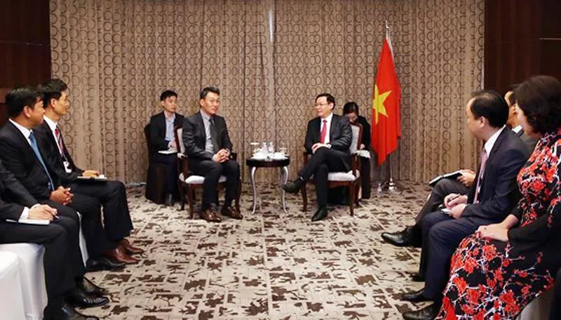 Phó Thủ tướng Vương Đình Huệ tiếp Tiếp Chủ tịch Công ty Alliex