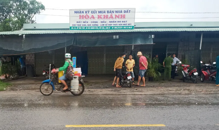 Quán cà phê nơi xảy ra án mạng. Ảnh: KIẾN VĂN