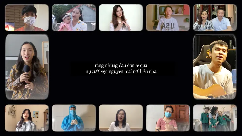 Nguyên Hà và dàn đồng ca y bác sĩ, tình nguyện viên hát “Đã bao lâu”