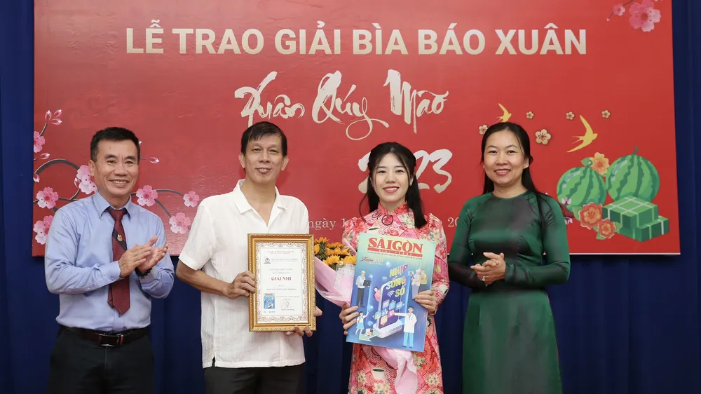 TPHCM trao Giải bìa báo Xuân Quý Mão 2023, Báo Sài Gòn Giải Phóng đoạt giải Nhì 
