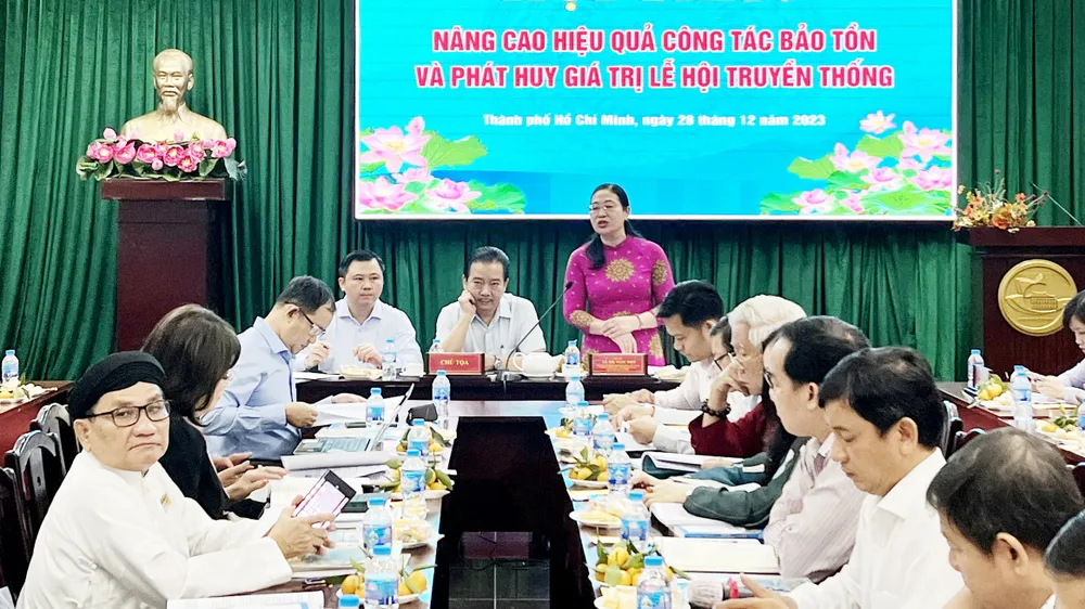 Nâng cao hiệu quả công tác bảo tồn và phát huy giá trị lễ hội truyền thống tại TPHCM