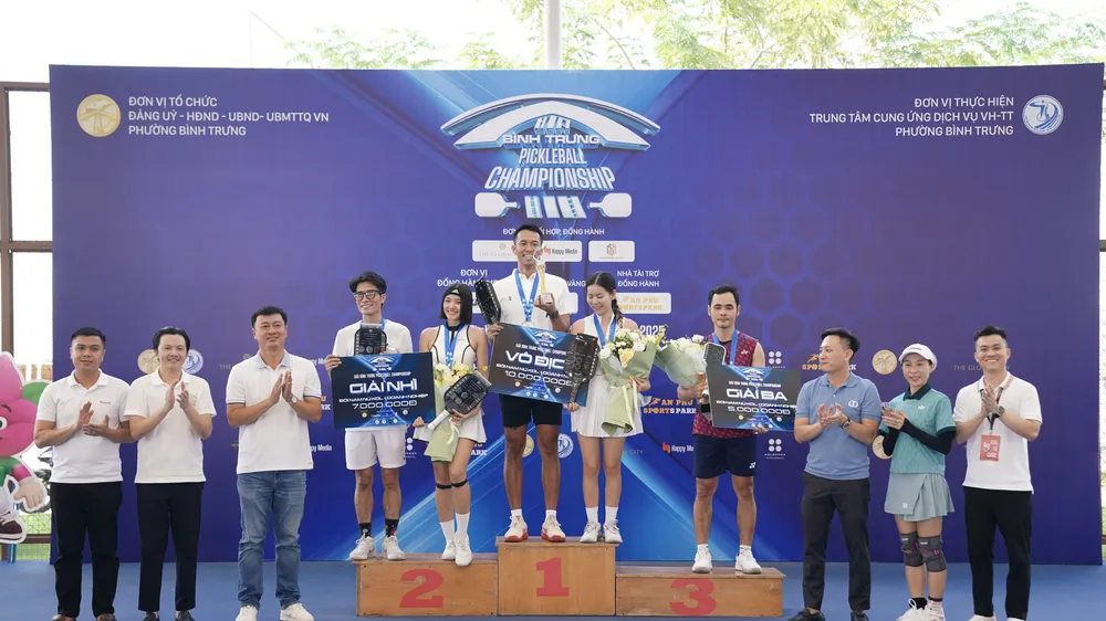 Gắn kết cộng đồng cùng Giải “Bình Trưng Pickleball championship 2025”