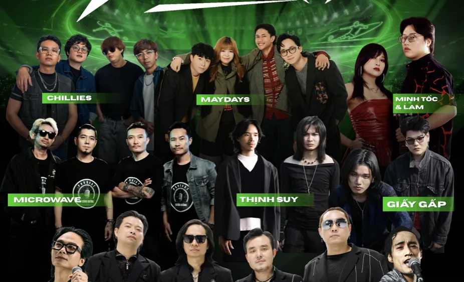 Bức Tường, Microwave, Chillies, MayDays… hội tụ tại VTV Fanzone World Cup 2026