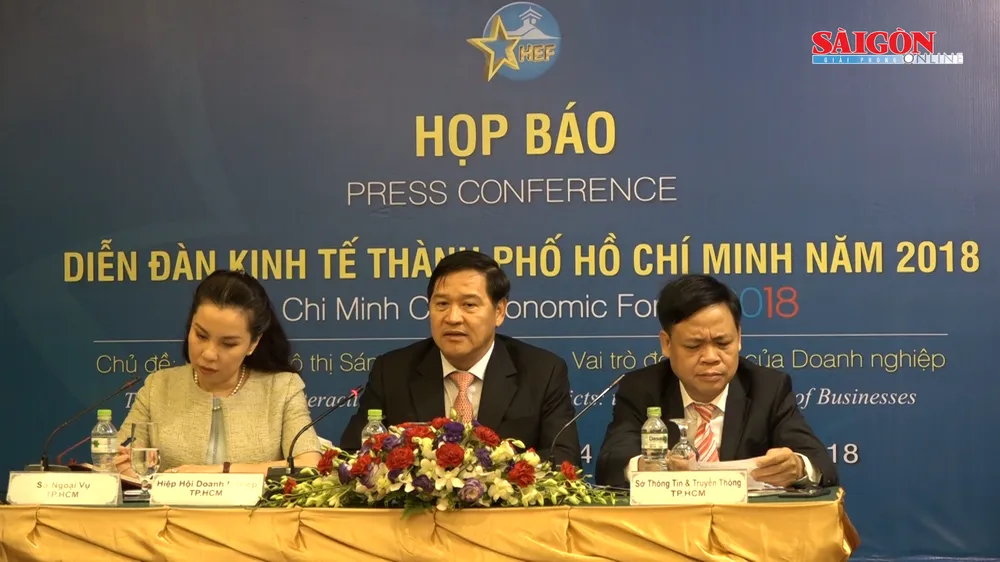 600 chuyên gia sẽ tham dự Diễn đàn Kinh tế TPHCM năm 2018 