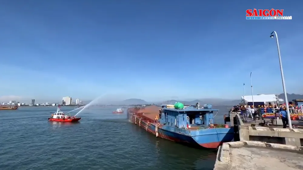 Giả định gặp sự cố tràn dầu ở bến cảng Thọ Quang, Đà Nẵng ứng phó thế nào?