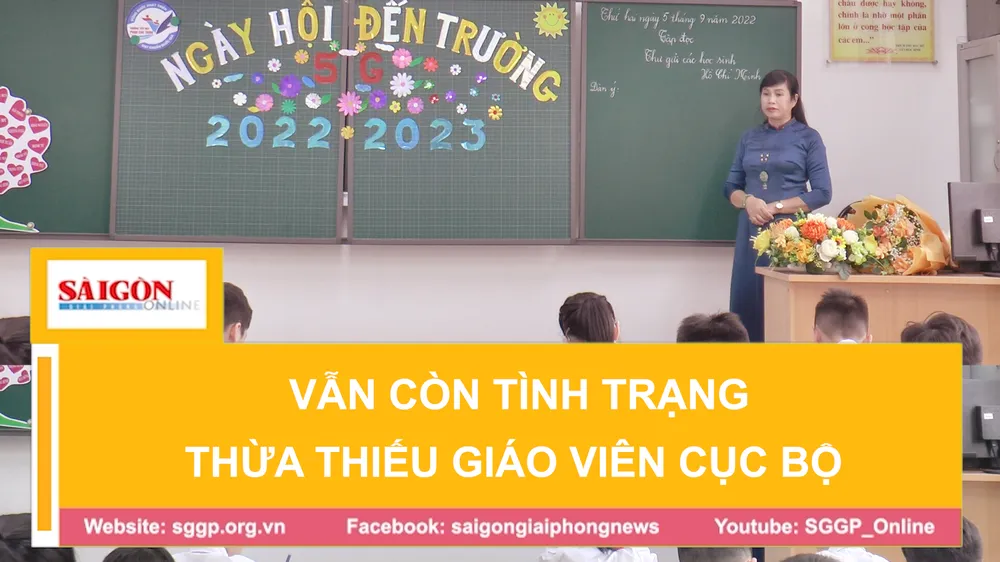 Vẫn còn tình trạng thừa thiếu giáo viên cục bộ 