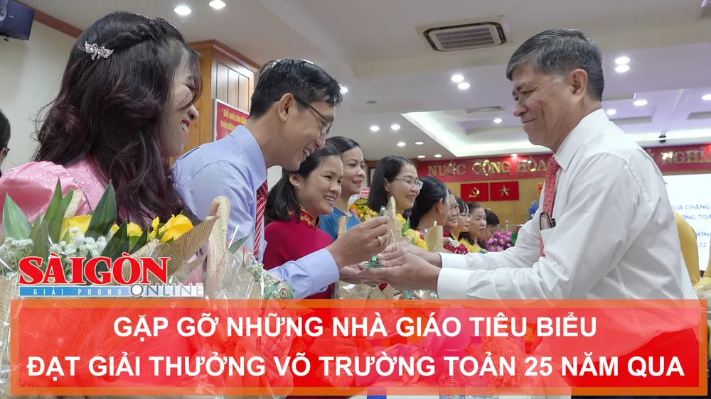 Gặp gỡ những nhà giáo tiêu biểu đạt Giải thưởng Võ Trường Toản 25 năm qua