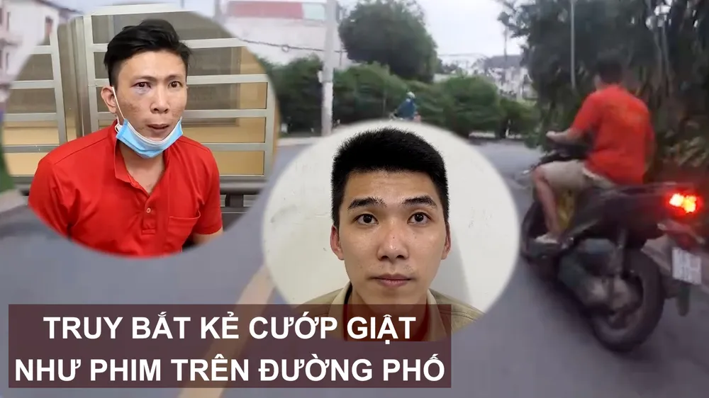 Truy bắt kẻ cướp giật như phim trên đường phố 
