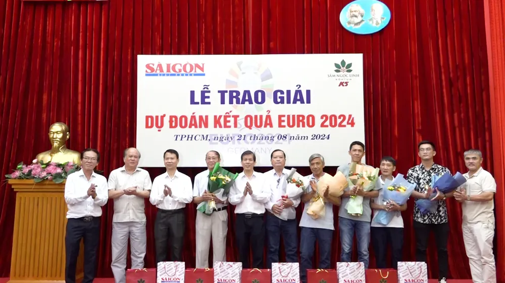 Báo SGGP trao giải độc giả dự đoán chính xác đội bóng vô địch EURO 2024 
