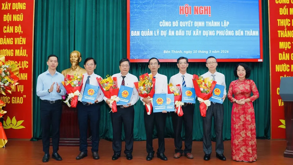 Thành lập Ban Quản lý dự án đầu tư xây dựng phường Bến Thành