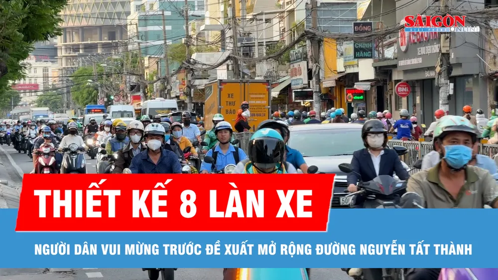 Người dân mừng khi đường Nguyễn Tất Thành được đề xuất mở rộng