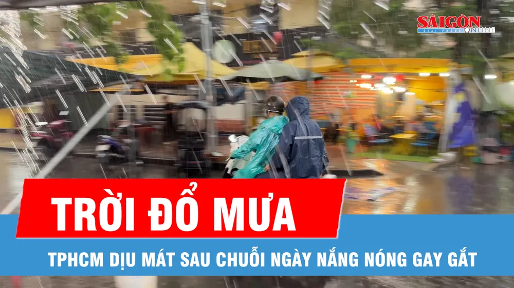 Mưa giải nhiệt sau chuỗi ngày dài nắng bức