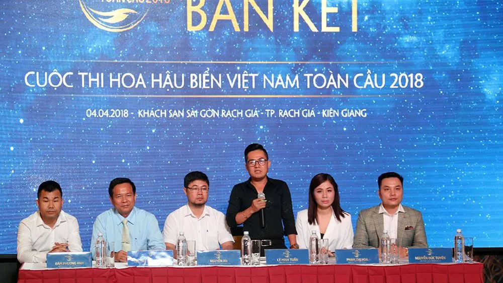 Họp báo thông tin về cuộc thi Hoa hậu Biển