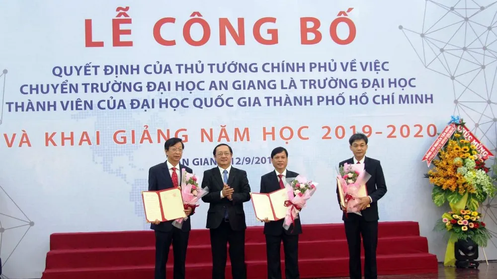 Chuyển Trường Đại học An Giang về Đại học Quốc gia TPHCM