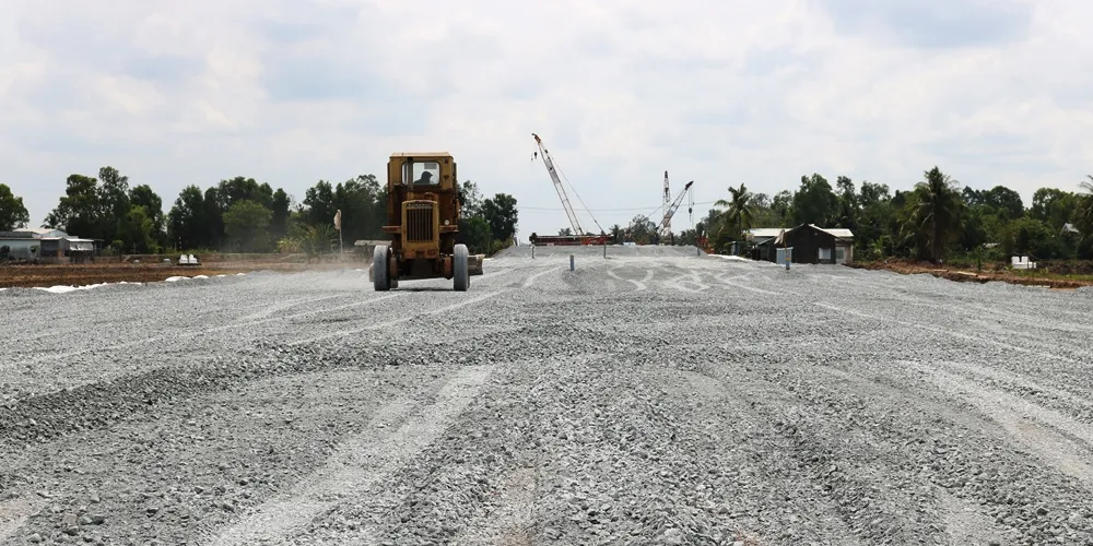 Cao tốc Trung Lương – Mỹ Thuận hoàn thành hơn 40% khối lượng 