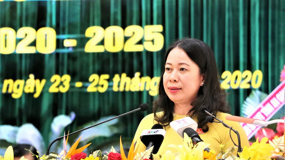 Đồng chí Võ Thị Ánh Xuân tái đắc cử Bí thư Tỉnh ủy An Giang