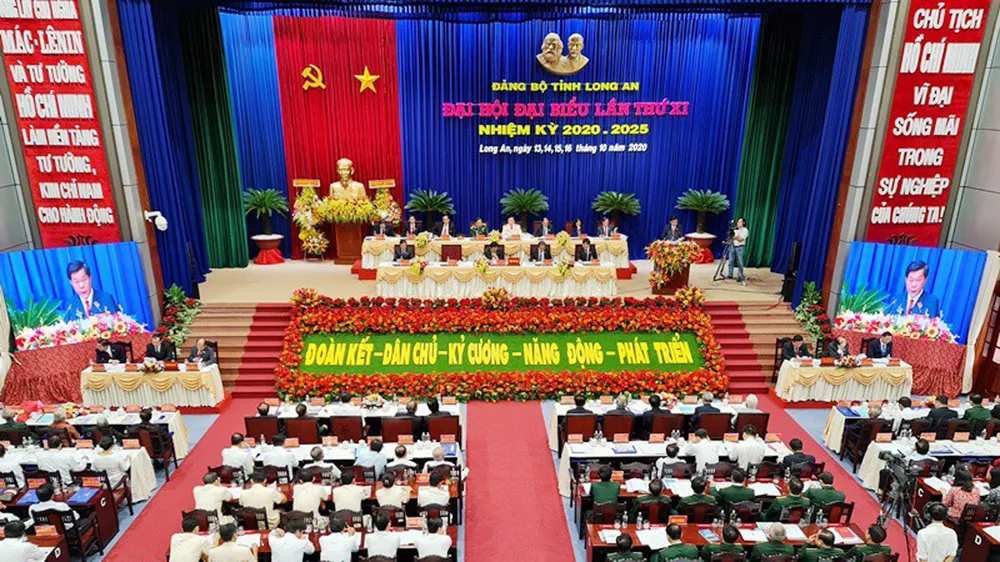 Khai mạc Đại hội đại biểu Đảng bộ tỉnh Long An lần thứ XI