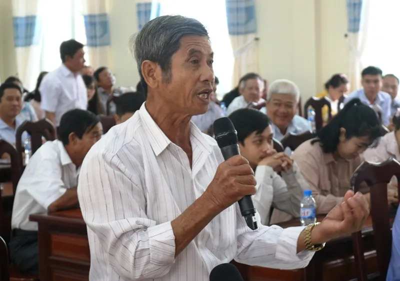 Đồng chí Trần Thanh Mẫn tiếp xúc cử tri TP Cần Thơ 