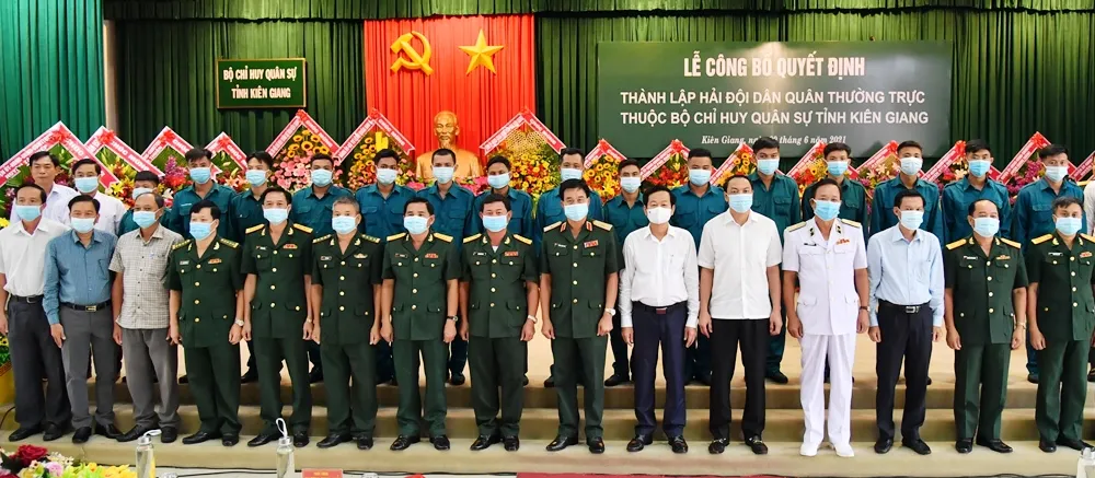 Kiên Giang thành lập Hải đội Dân quân thường trực 