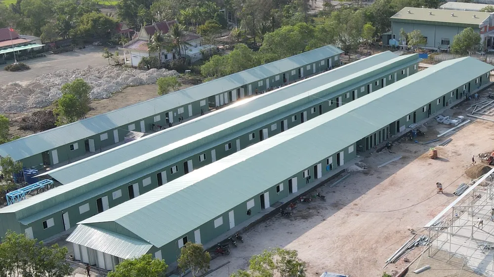 Bệnh viện dã chiến ở TP Hà Tiên, tỉnh Kiên Giang