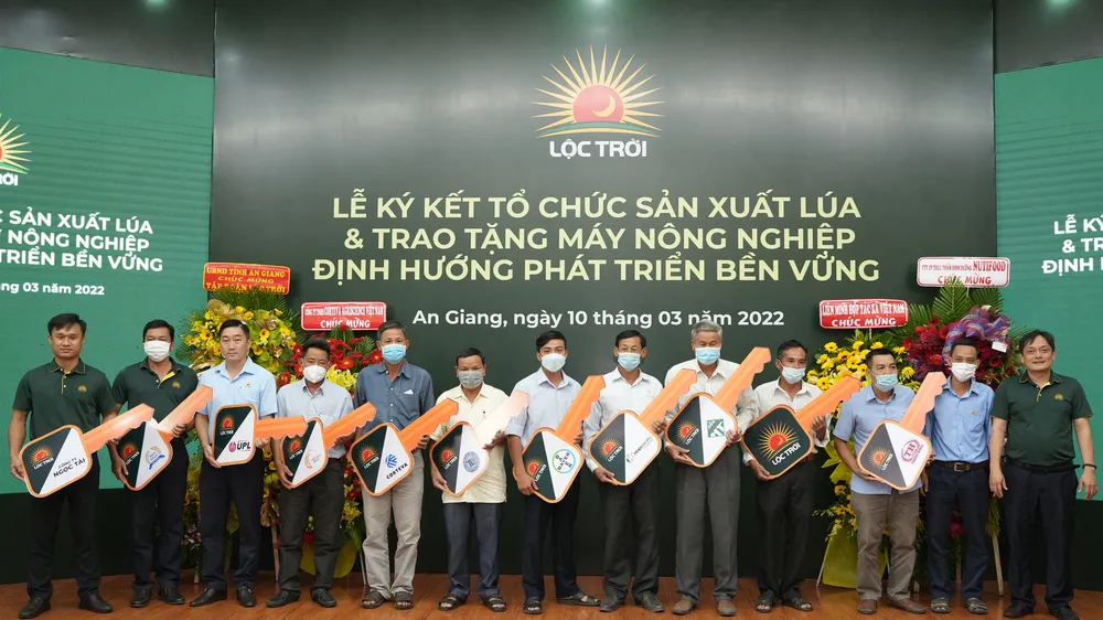 Bao tiêu 2 triệu tấn lúa cho nông dân ở An Giang