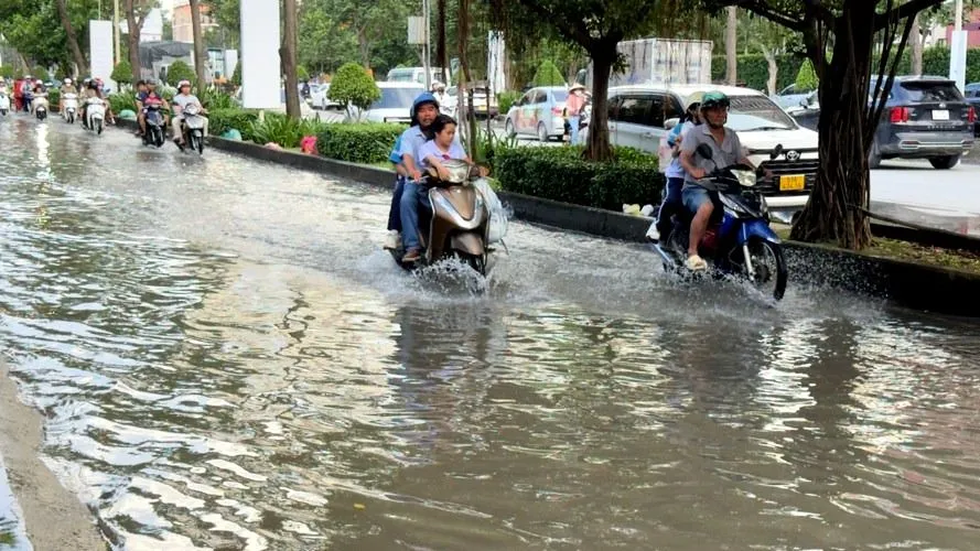 Trưa và chiều nay 14-10, mưa tập trung ở miền Tây Nam bộ