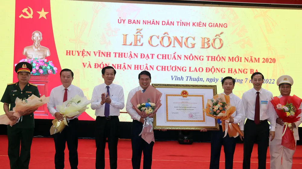 Kiên Giang: Thêm 2 địa phương hoàn thành mục tiêu xây dựng nông thôn mới
