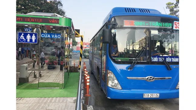 TPHCM đưa vào hoạt động trạm điều hành xe buýt mới Bến Thành