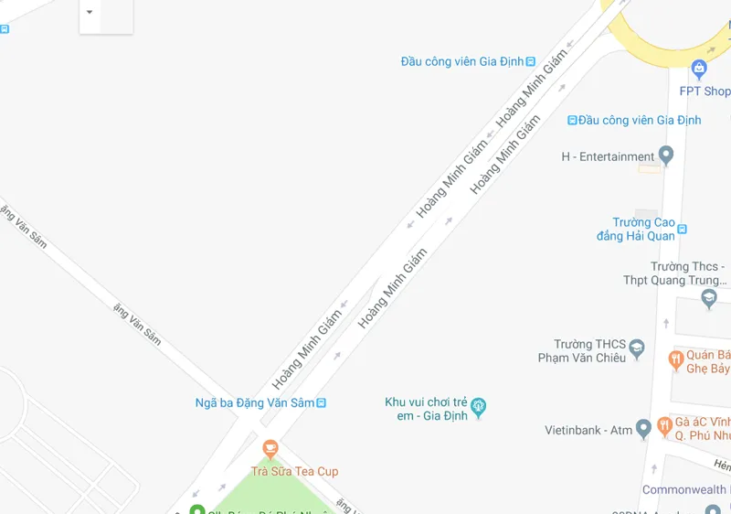 Cấm phương tiện lưu thông trên đường Hoàng Minh Giám