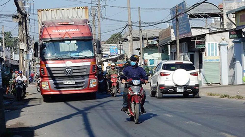 Cấm xe lưu thông vào đường Đoàn Hữu Trưng quận 2