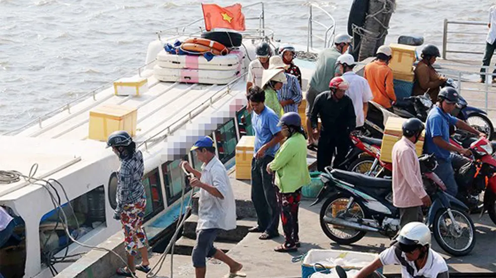 Tăng chuyến tàu từ Cần Thạnh ra xã đảo Thạnh An huyện Cần Giờ