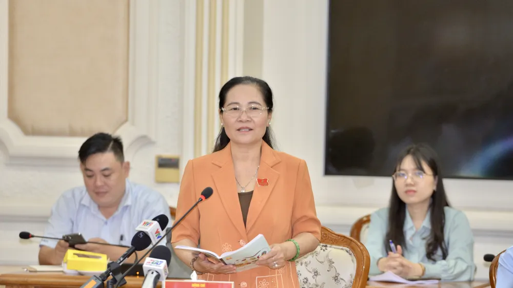 Chủ tịch HĐND TPHCM Nguyễn Thị Lệ: Cần giải pháp cụ thể để đẩy nhanh tiến độ giải ngân vốn đầu tư công