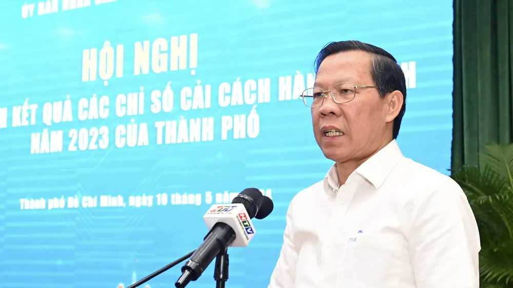 Chủ tịch UBND TPHCM Phan Văn Mãi: Phải có kế hoạch cụ thể để cải thiện các chỉ số cải cách hành chính