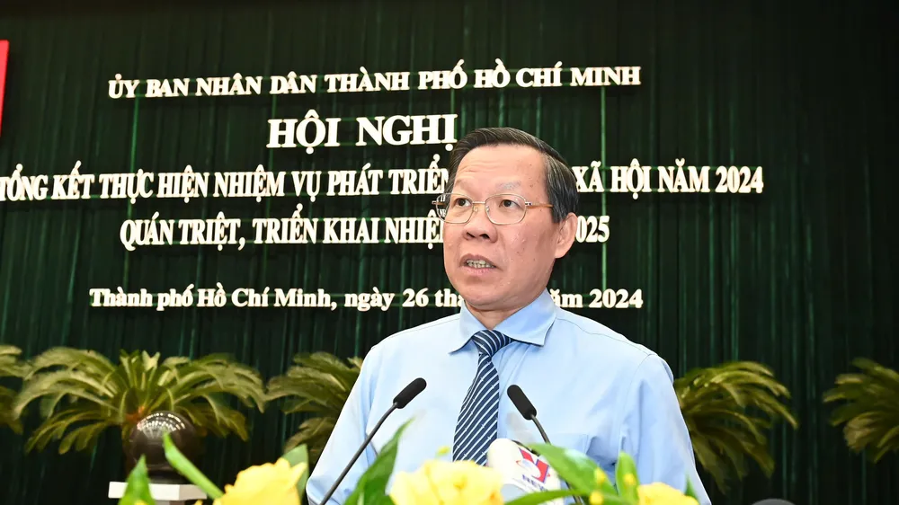 Chủ tịch UBND TPHCM Phan Văn Mãi: Năm 2025 cần huy động 624.000 tỷ đồng cho đầu tư phát triển