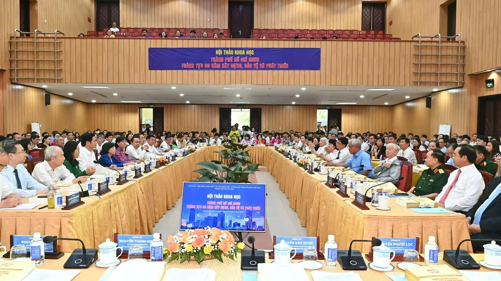 TPHCM tổ chức hội thảo thành tựu 50 năm xây dựng, bảo vệ và phát triển