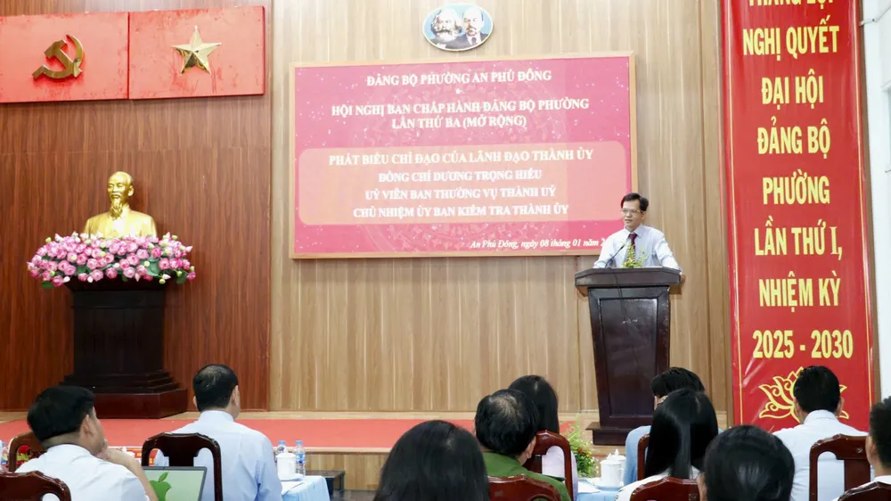 Phường An Phú Đông đứng tốp đầu về chất lượng phục vụ người dân, doanh nghiệp