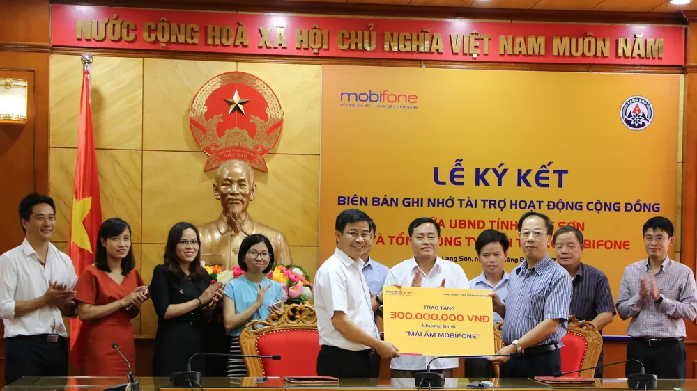 MobiFone ký kết biên bản ghi nhớ với UBND tỉnh Lạng Sơn
