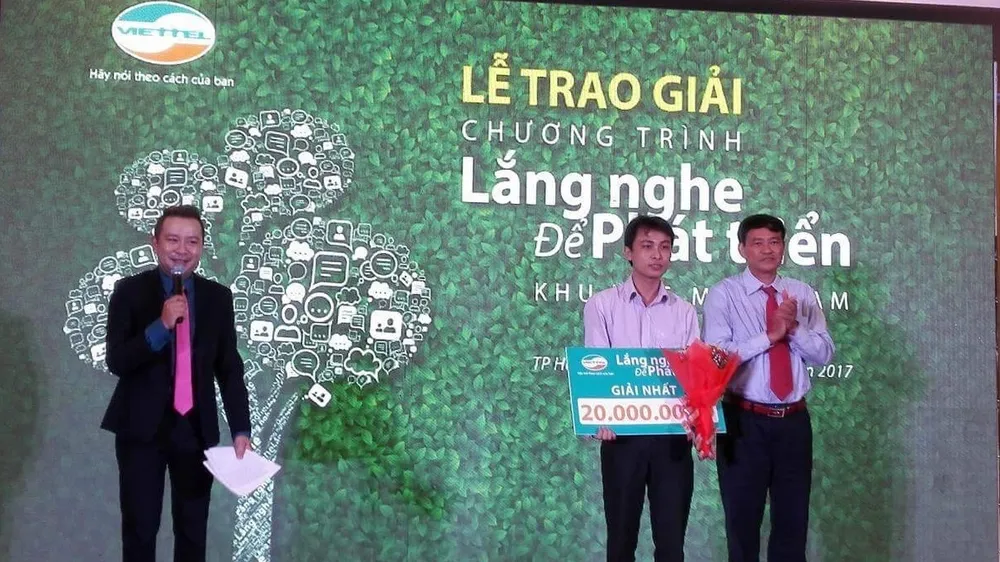 Tổng Công ty Viễn thông Viettel tổ chức Lễ trao giải nhất cho khách hàng