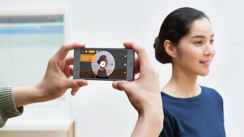 Xperia XZ1 có thể chụp 3D vật thể với chất lượng cao