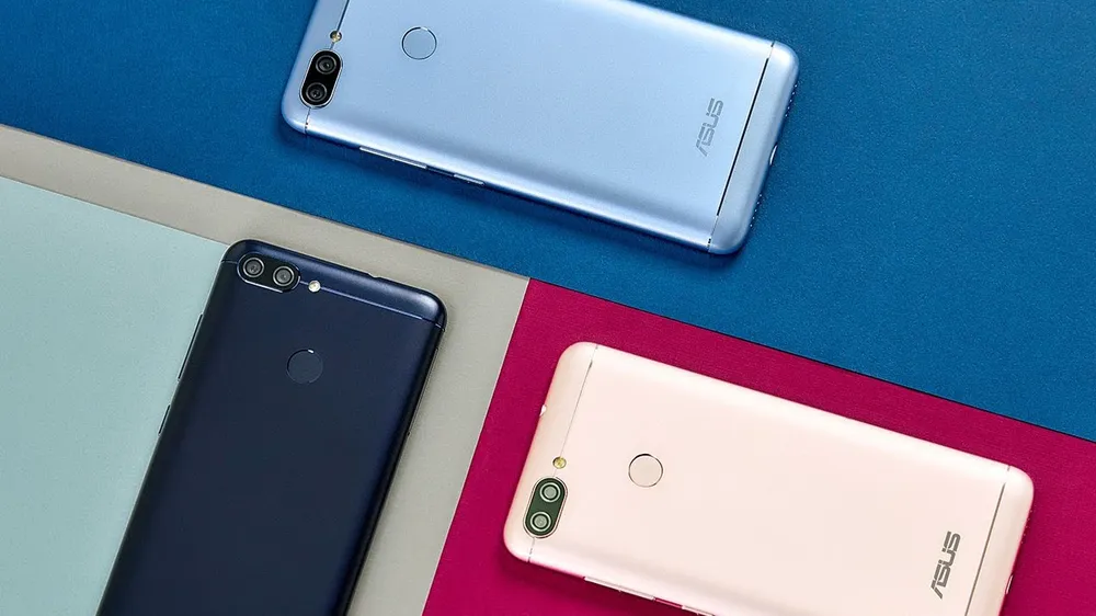 ZenFone Max Plus với màu Đen Biển Sâu, Xanh Sóng Biển, Vàng Nắng Sớm 