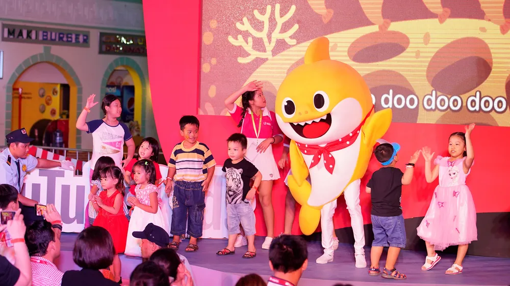 Các bạn nhỏ tham gia ra mắt YouTube Kids 