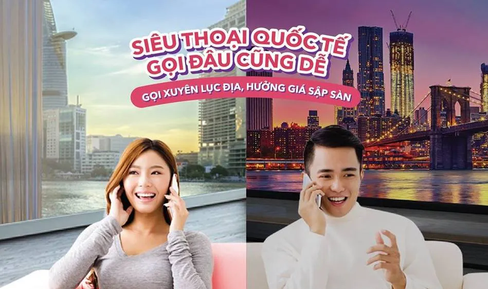 Gói cước Siêu Thoại Quốc tế của Vietnamobile mang đến tiện dụng cho người dùng di động