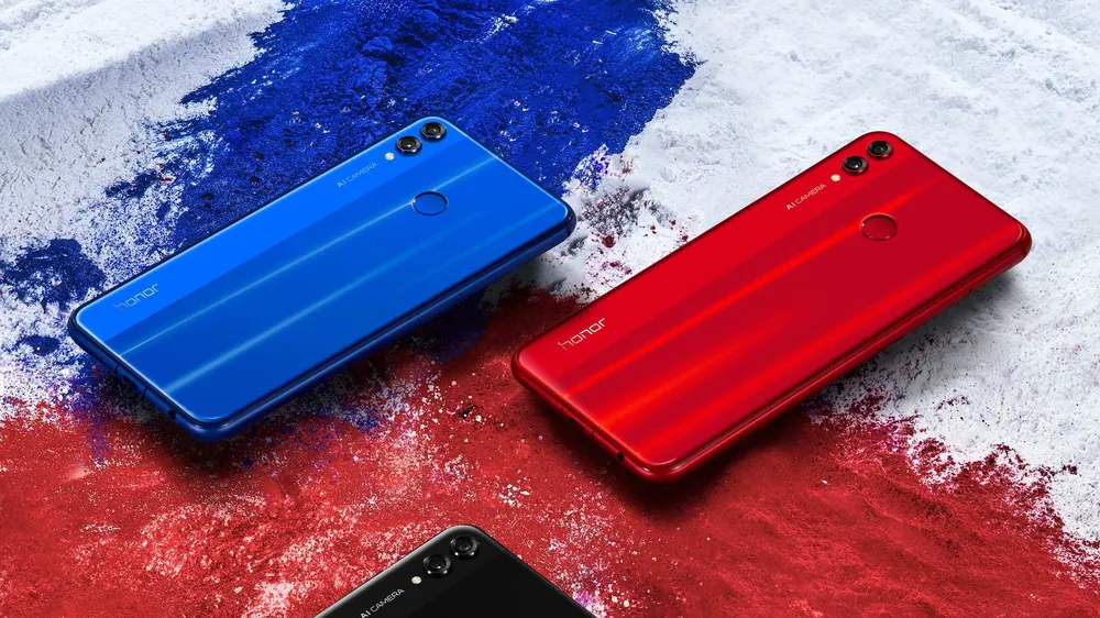 HONOR 8X với ba màu ấn tượng