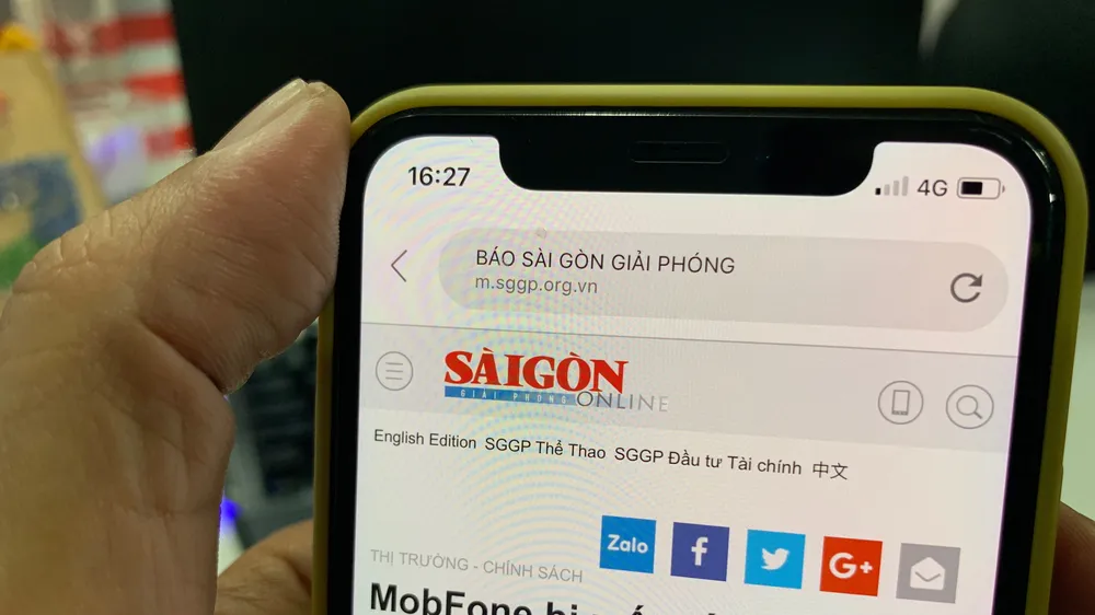 4G của MobiFone đã được kết nối trở lại 