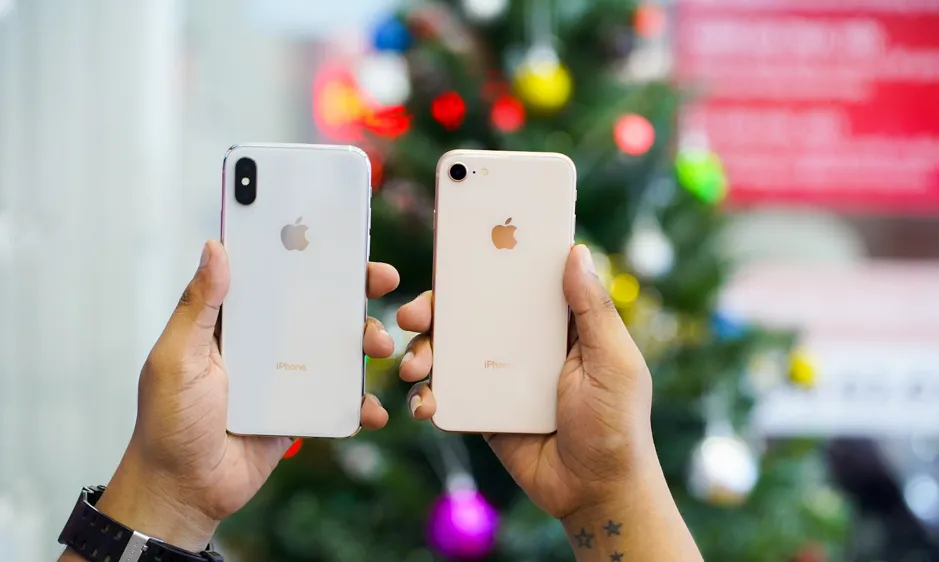 iPhone X cũ và iPhone 8 mới đang cùng nằm trong phân khúc tầm 17 triệu đồng